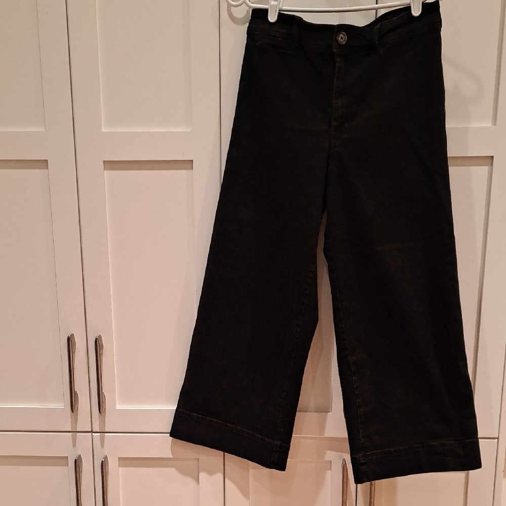 H&M Classic Wide Leg Black Pants